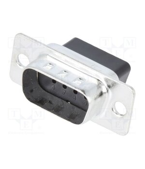 DBC09-SP Connector: D-Sub; PIN: 9; plug; male; for cable; crimped; black BgI2ZgZnDf5d5Bkg7mNb2q3jvitZ4H3aLsRoqnyNjac