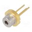 LCU66A051A Diode: laser; 655÷665nm; 100mW; 11/27; TO18; THT; 2.3÷2.5VDC; red wyz6fxTbvxSBhflLTPxEOa1oLDJCgXToEPjwBue-jmA