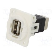 CP30209NXW Adapter; USB A socket,USB B socket; FT; USB 2.0; plastic; 19x24mm BD2YJQA2ooph5wNqtemDUOxXBG2oU8DWRqxXLG0wLOw