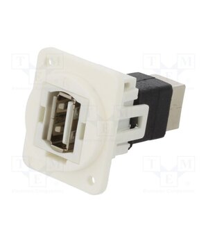 CP30209NXW Adapter; USB A socket,USB B socket; FT; USB 2.0; plastic; 19x24mm BD2YJQA2ooph5wNqtemDUOxXBG2oU8DWRqxXLG0wLOw