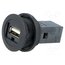 09454521903 USB socket; 22mm; har-port; -25÷70°C; Ø22.3mm; IP20; black Ueaj6VqEzuz97fWJqZbOxRHmsFp0RGGH12KcZL6a4k8