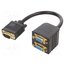 CC-VGAX2-20CM Device: VGA splitter; black; 0.2m GXTKhArxR8sVnUFwceG6Pf4KW2z1TvkcyZqlHjoAcQ0