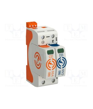 V50-1+NPE+FS-280 Surge arrester; Type 1+2; Poles: 1+NPE; 30kA; 280VAC; -40÷80°C pqYKPgQeFkVzK1BbfOIy4w4RRkp5IBleZmSjNgsCRGY