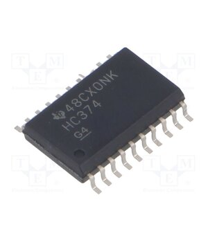 SN74HC374DWR IC: digital; D flip-flop; Ch: 8; SMD; SO20; HC; OUT: 3-state jU2PqVmJ4MJxsY4Ams73uDG2HDcEg2WSgYKXJ9nxpm0