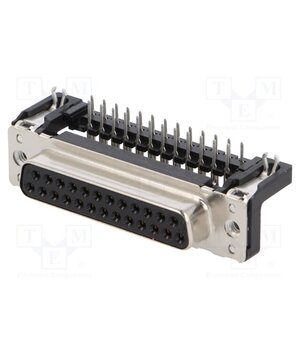 09663526612 Connector: D-Sub; PIN: 25; socket; female; on PCBs; angled 90°; THT InE5Jld8T-TLLhCt7ATNfWmFQnucDmaHz0NCl7D2mrY