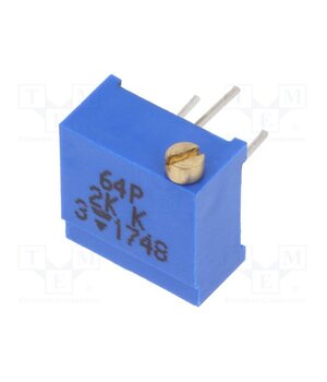 M64P202KB40 Potentiometer: mounting; horizontal,multiturn; 2kΩ; 500mW; THT WfYH6VBeBUideKSIbSRdTens6sQhhRkk28AG9ZffHzA
