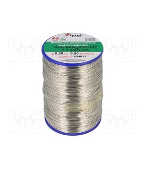 SN99CU07AG03-1.1.3/0.56MM 500G Tin; lead free; Sn99Ag0,3Cu0,7; 560um; 500g; reel; 216÷227°C; 3% KqhfqiRUQzY91YXyDni8qpXV9-KODjC9AoImSpYAiKo