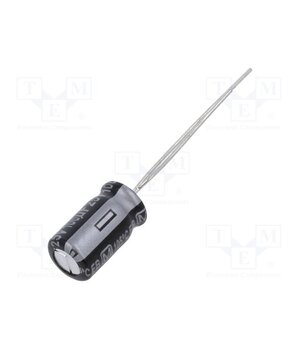 EEUEB1E101SB Capacitor: electrolytic; THT; 100uF; 25VDC; Ø6.3x11.2mm; Pitch: 5mm iuy9spqmYEALDG7kPoQC4CpcCRC6xeYfnKcNZPP-6Do