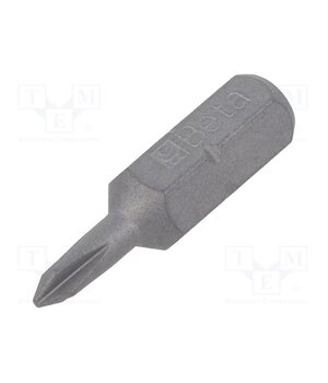 861PH/0 Screwdriver bit; Phillips; PH0; 1/4"; Overall len: 25mm rLwklcEEnDQKuE3iGiAZWgRp27ADRYlE1UMtOrvs6FE