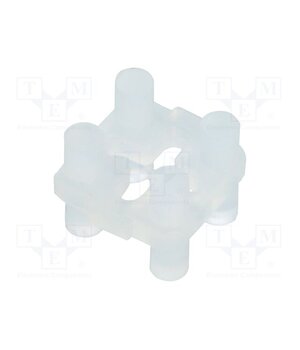 460-160 Spacer sleeve; LED; ØLED: 3mm,5mm; L: 4.1mm; natural; UL94V-2; T: 1mm 5ANQt5TAtFjpY6HicdFhXk02EOSRUEiWpWuWNwJD9yM