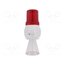 710112005 Signaller: lighting-sound; 24VDC; bulb BA15D; red; IP43; Ø75x213mm edJdGD05jk9llheBgSVbb3BgrAin5VwTOXv3eqVE7KU
