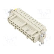 09330242776 Connector: HDC; contact insert; female; 16A; 500V; Han® ES; PIN: 24 0fdZxA6afm6DlvGeX4LDNYbq5nVvW2QjiFgWPnYHBbg