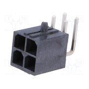 172064-0004 Connector: wire-board; socket; male; PIN: 4; Mega-Fit; angled 90° dZaEXa1lt0f2zI92dUamztdtyKARLO4TcZ9jmlbKDd8