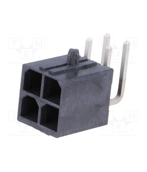 172064-0004 Connector: wire-board; socket; male; PIN: 4; Mega-Fit; angled 90° dZaEXa1lt0f2zI92dUamztdtyKARLO4TcZ9jmlbKDd8
