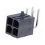 172064-0004 Connector: wire-board; socket; male; PIN: 4; Mega-Fit; angled 90° dZaEXa1lt0f2zI92dUamztdtyKARLO4TcZ9jmlbKDd8