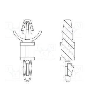 8G813V40949 PCB distance; polyamide 66; L: 6.4mm; latch/latch; natural 8Yw8xh7oqHlyzFkvlbrObLqssjdzNjKTDPrayDuPfM0