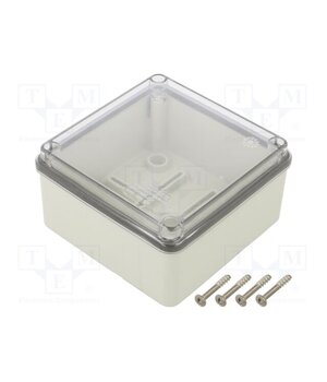 686.224 Enclosure: multipurpose; X: 108mm; Y: 108mm; Z: 56mm; SCABOX; grey bCtdOpVbQjiVxXrm4pEAc9O7n8mtkJkXJjAbRwqM7AQ