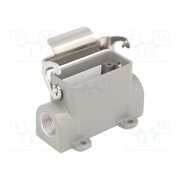 93601-1126 Enclosure for connectors: HDC; size 10A; with latch; angled; M20 er6YJDtjtyvoB7CeNaJf7fNUbIpN2ymaJBq0nj1QGK0
