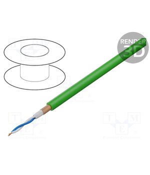 T32 GREEN Wire: microphone cable; 2x0.22mm2; green; OFC; -15÷70°C 1JwY-1bLUvCcO5x5iYY6cmjKHTrW6cyvovWiaLCgfVc