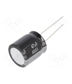 EEUED2G470S Capacitor: electrolytic; THT; 47uF; 400VDC; Ø18x20mm; Pitch: 7.5mm jMngHgHSSn-MyHkvqrzIVlLPba-RmEpX0CHmP0ZbhQA