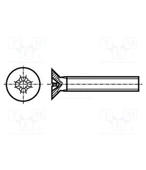 1156314 Screw; M2x4; Head: countersunk; Phillips; PH1; steel; zinc; DIN 965A GbvdEaeqDE3j_vm-45we2yxUa1YblE3nB-iCfuVFWZs