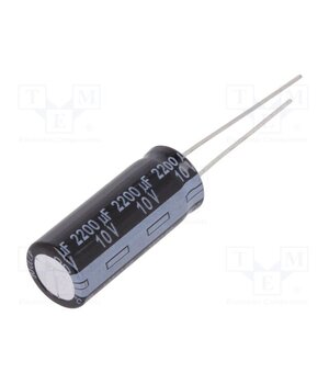 EEUFR1A222L Capacitor: electrolytic; low ESR; THT; 2200uF; 10VDC; Ø10x25mm hB3rFSz3Mp2g1Du_W7TaQjO7omNmxb1Z7u5EXFfD2nw