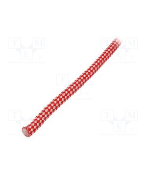 IRPP10W/R025 Rope; polypropylene; Ørope: 10mm; L: 25m; with a core; white-red CzS37lVvdiQsPPRVIktTKH5mJYNtMKKpbP25m7W7Vz4