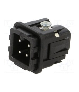 CKM 03 N Connector: HDC; contact insert; male; CK; PIN: 3; 10A; 600V; 3+PE 1UXXw3LtfV4OMPguOPRtPlh17meukT9kRFPmdWAXIZA