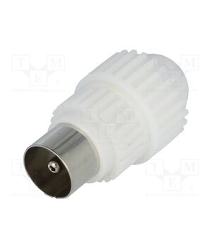 VG06001 Connector: coaxial 9.5mm (IEC 169-2); plug; male; for cable pjq9PUYwFLMPVR3qyYfpgw2Kknh4PRG5dkJlp7srJh0