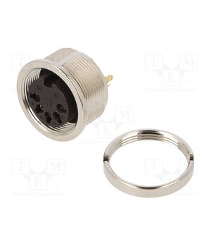 0304 05 Connector: M16; socket; female; PIN: 5; 5A; 60V; soldering; IP68; 180° y2SaKEm6iWkYiS0-cp3WkCFnqfakUEuwzpW2s5wykH8