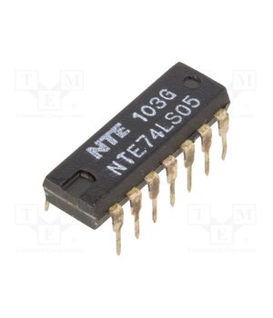 NTE74LS05 IC: digital; NOT; Ch: 6; TTL; THT; DIP14; OUT: open collector dfrafi3SMYAEnVk6xkQixgdJ-R3aRxBIPXKXLrCtn8Y