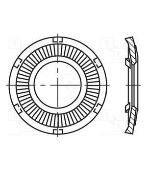 3353160 Washer; round,externally serrated; M3; D=6mm; spring steel NNjmLXvAKX9ErmtFCUygwhKcsrww81F7z6W396x0DYI