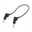 66.9407-02521 Connection cable; 32A; banana plug 4mm,both sides; Len: 0.25m gyZczF6-_e5B7TqxPLxx4Rz4OMvmoPkL91xhlrbdiy4