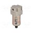 AF20-F02-A Compressed air filter; 1500l/min; 10bar; 5um; polycarbonate; 8ml zjYaLKIUQF3t4KF_oRj3tWENyrroiFb2PBD4S81g4bw
