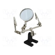 HH-391A PCB holder with magnifying glass; Ø60mm; third hand CT2qzPW4qWwxbX9CKmbI7JqxQCwbphj7YUdvYVToK9o