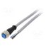YF2A15-020VB5XLEAX Cable: for sensors/automation; M12; PIN: 5; straight; 2m; plug; 4A; Y zRYDcScaji4C-bWniJQ41105fi9Ti6-MJ0wy7wpz1CQ