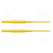 HSPL 8568 / AWG16 / 150 / GE Test lead; 6kVDC; 6kVAC; 16A; banana plug 4mm,both sides; yellow b8IKSwQNx9RBwghUr-p482ITD8v5Z_LxsoJclgTD20Q