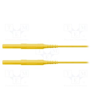 HSPL 8568 / AWG16 / 150 / GE Test lead; 6kVDC; 6kVAC; 16A; banana plug 4mm,both sides; yellow b8IKSwQNx9RBwghUr-p482ITD8v5Z_LxsoJclgTD20Q