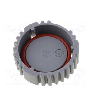 AHDC-16-9 Socket cover; PIN: 9; grey; AHD xGix7L83YzovzdwXQFlAvGIYERWoFVjgiR7m-8EImRI