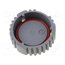 AHDC-16-9 Socket cover; PIN: 9; grey; AHD xGix7L83YzovzdwXQFlAvGIYERWoFVjgiR7m-8EImRI
