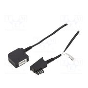 50243 Cable: telephone; TAE F socket,TAE F plug; 6m; black; PVC SYiUfBCPmIFZ1CwraEyJ5fCFU4PM5b8Pj2uAqYLoRS0