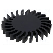 SK57210SA Heatsink; LED; Ø: 85mm; H: 10mm; 2.25K/W; black 91kfytdry9FHAtlq3ctoHyh8i-7EwL0Bx1o867joKII