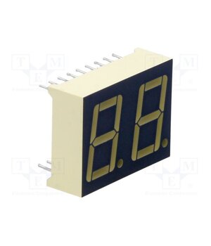 DA56-11SURKWA Display: LED; 7-segment; 14.22mm; 0.56"; No.char: 2; red; 31÷85mcd k7ZFXZwGWplUWrO6KngVRTGWVQXT8TKEfCjkEaGUkpU