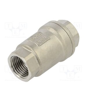 FMZZG 12 Check valve; acid resistant steel AISI 316; PTFE; max.16bar jFs0p4ZxovS-v-q_znJ7hbU1AUefm-4CHgUzL7B8hMw