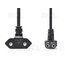 Power Cable angled Euro plug <-> IEC-320-C7, 1.5-2m, black CKA415KJ_2+1.jpg