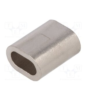TZ-5 -AS Ferrule; copper; for rope; Ørope: 5mm; L: 18mm; nickel zdPXxLx27Aka5AcpuAOwskdGwFOsbRnecC7xR8wi1vw