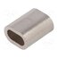 TZ-5 -AS Ferrule; copper; for rope; Ørope: 5mm; L: 18mm; nickel zdPXxLx27Aka5AcpuAOwskdGwFOsbRnecC7xR8wi1vw