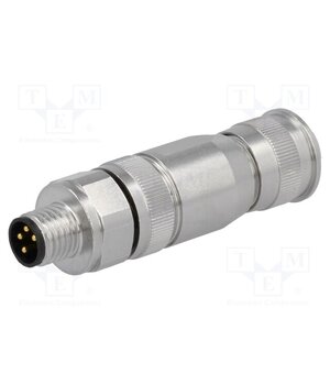 21023691401 Connector: M8; male; PIN: 4; 4A; 30V; IP67; straight; shielded; plug 57bX_G0_ePW1jr266zG0rjOT_tEL0s1xP5MAb6_NrXU