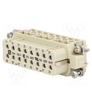 09200162813 Connector: HDC; contact insert; female; 16A; 250V; Han® A; PIN: 16 __4Ols4HufeQ4lCheJ5Lj-M36DtQNskV0P8SiILXEK0