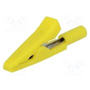 AX-CR-2PM-Y Crocodile clip; 10A; 60VDC; yellow; Overall len: 41.5mm GnhDSR1JEGw6sdxDIVX3QprYUNTSjmXVx01wIR6c49I